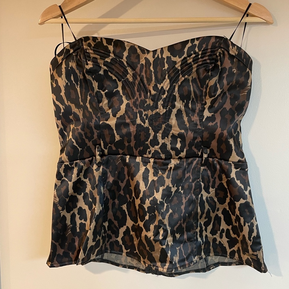 Guess Leopard Print Women's Top L